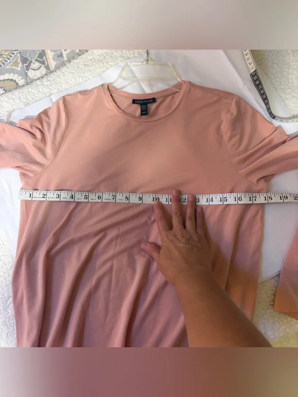 Soft Rose Long-Sleeve Tunic- Eileen Fisher